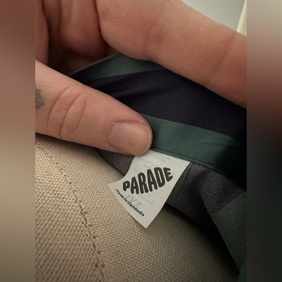 NWOT Parade Luxe Satin stripe robe 3X tie waist - Picture 5 of 6